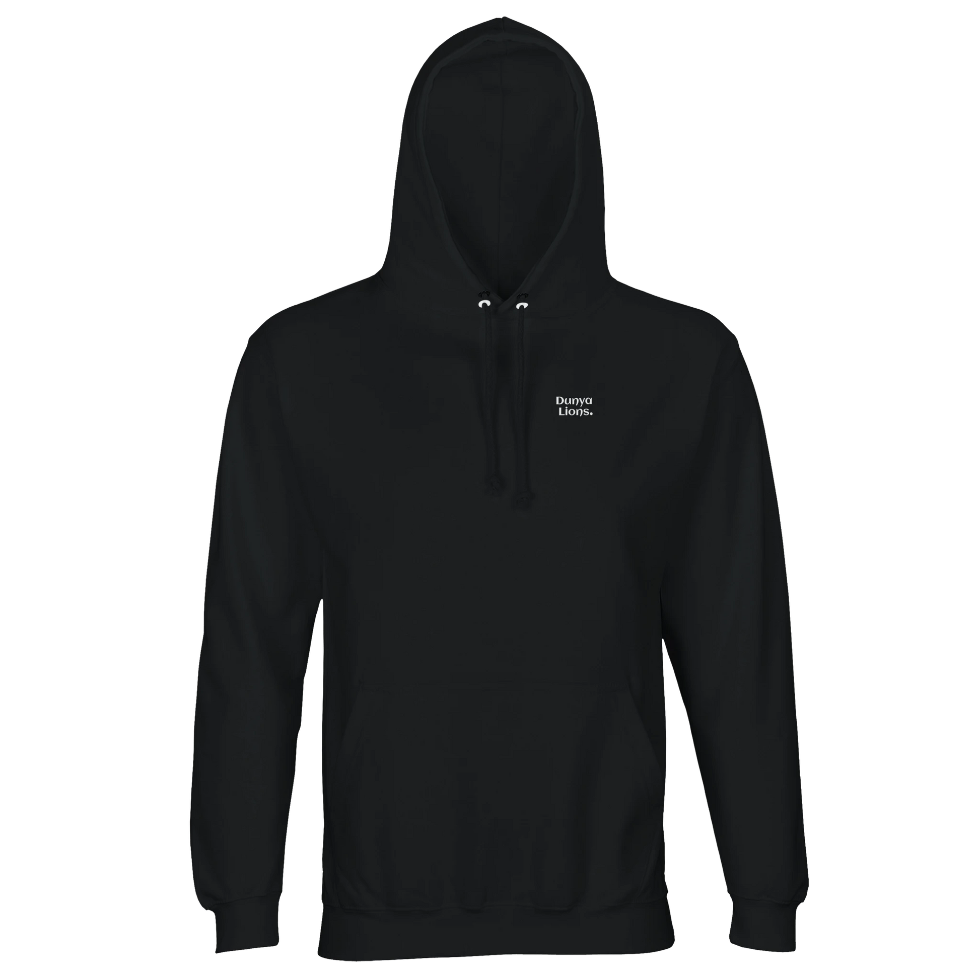 FrontView DL Logo backprint Pray Silent. Move Silent. Just Elite. – urban faithwear for elite lions in silence