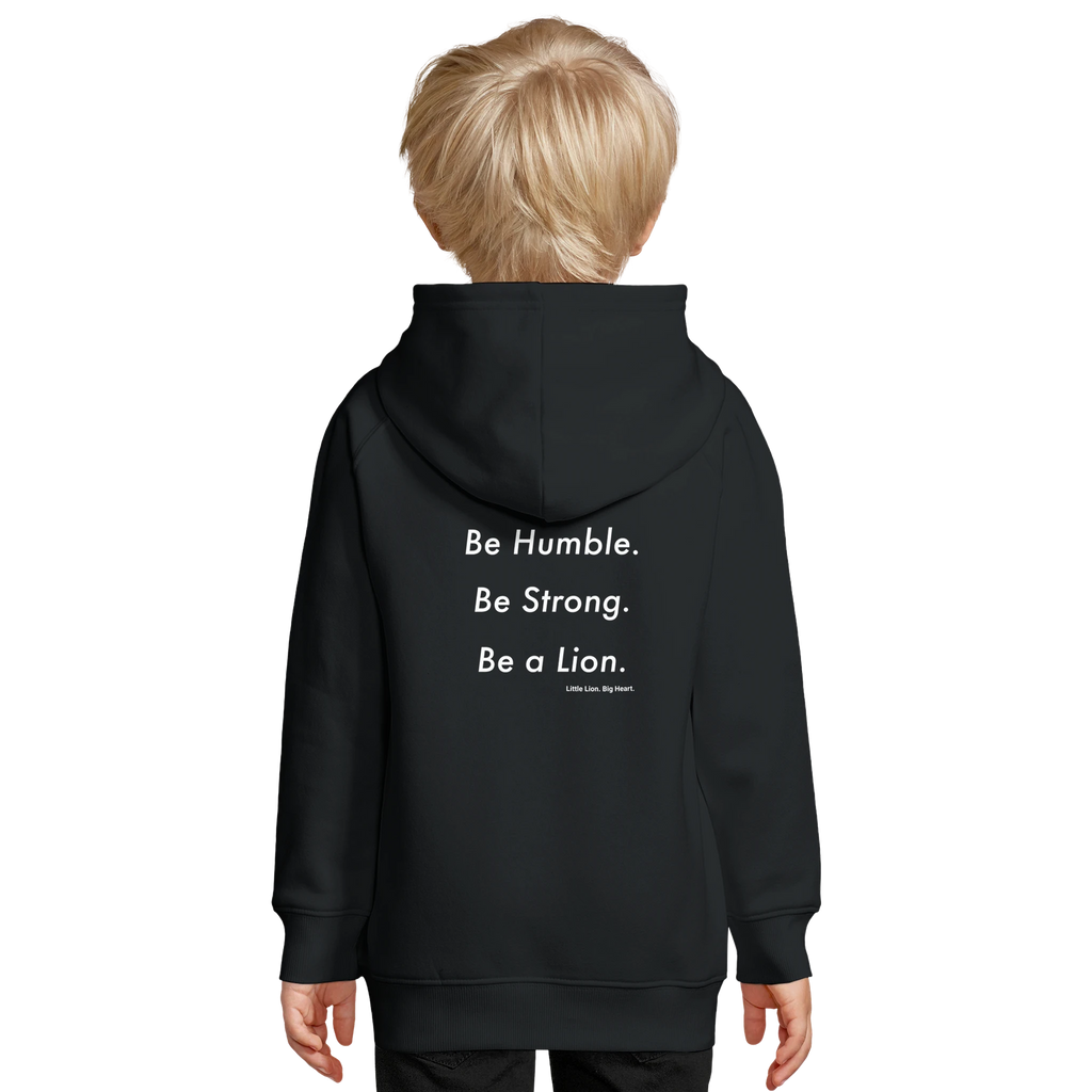 Be Humble. Be Strong. Be a Lion. across the back – loaded with purpose, identity, and courage