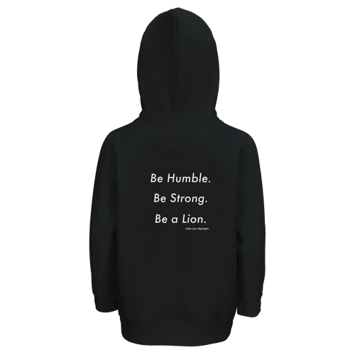 Be Humble. Be Strong. Be a Lion. across the back – loaded with purpose, identity, and courage