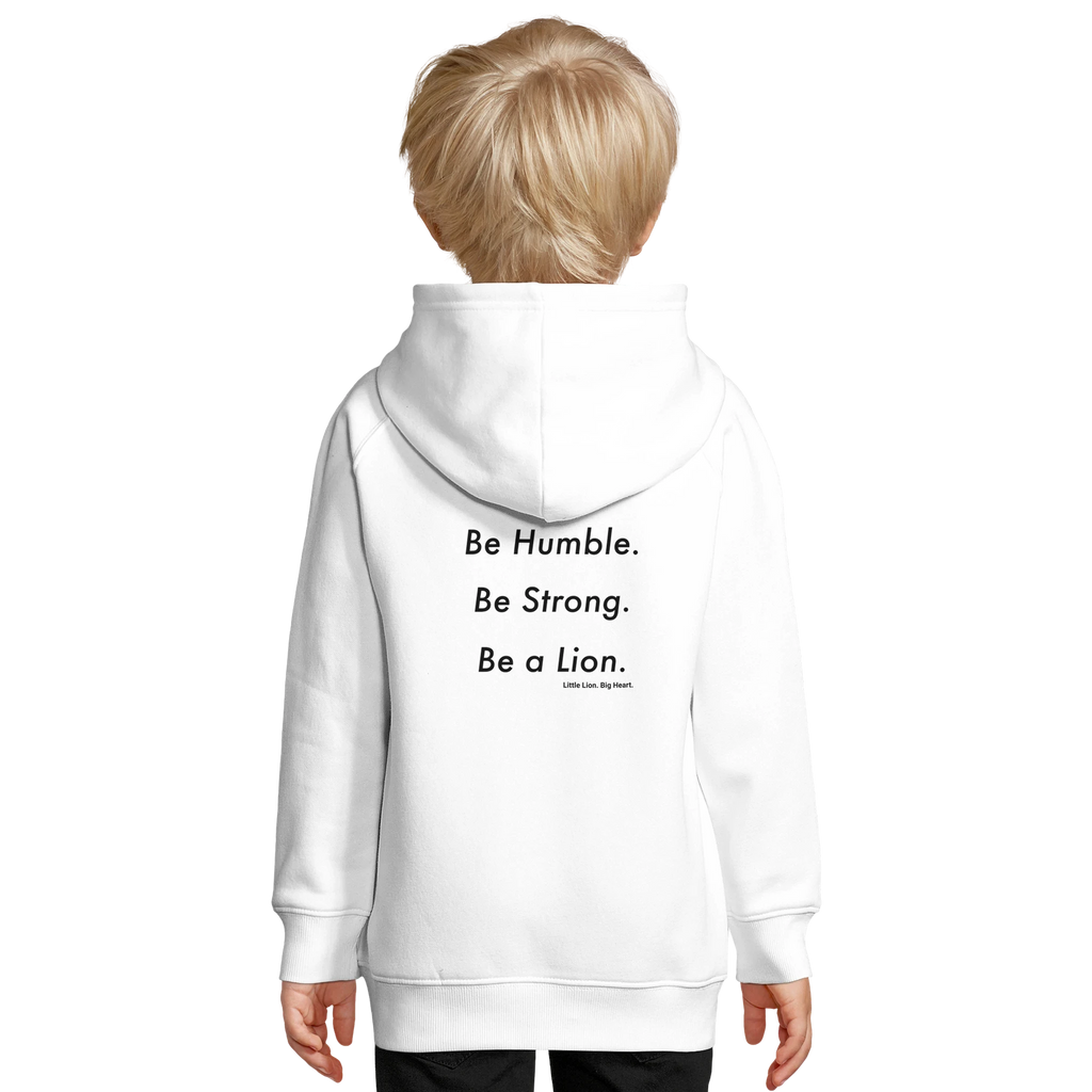 Back print Be Humble. Be Strong. Be a Lion. – loaded with the values that shape a future lion